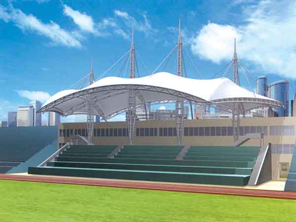 連云港市張拉膜看臺【工程案例】專業生產廠家