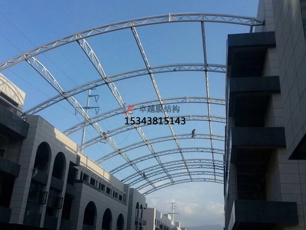 黔西南膜結構雨棚工程設計施工案例