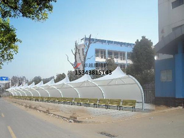 淮南膜結構雨棚工程設計施工案例