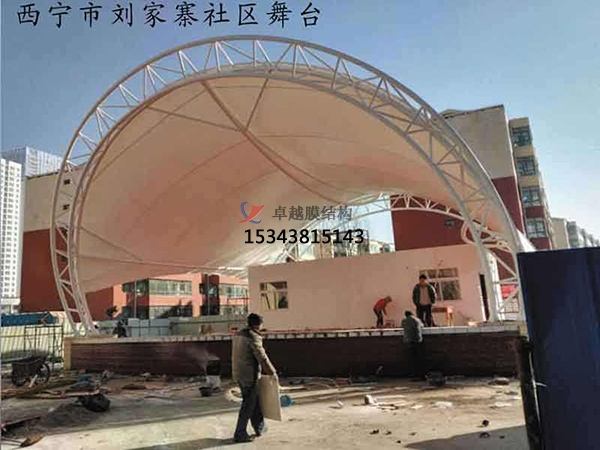 鷹潭膜結構舞臺【生產設計】